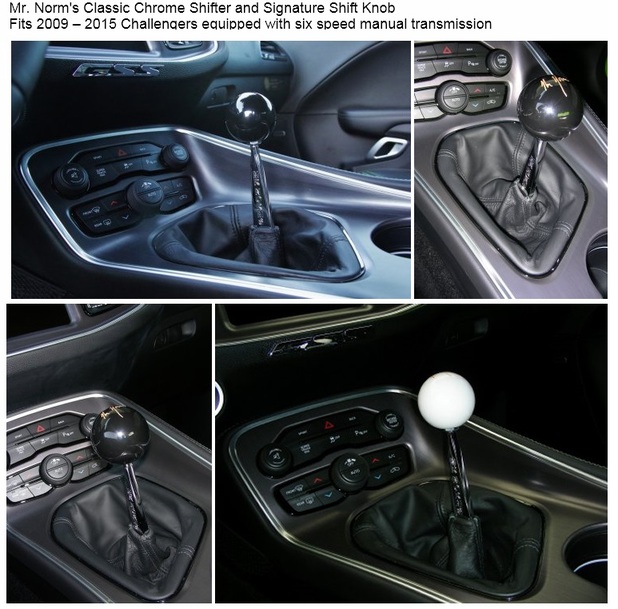 Mr Norm's Chrome Shifter w/Ball 08-up Challenger 6 Spd